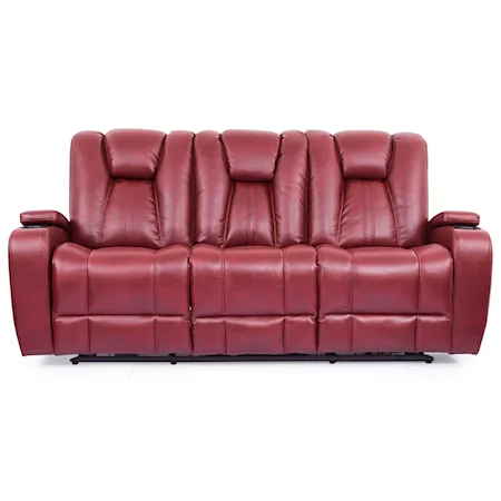 Power Reclining Sofa with Lights